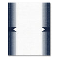 Deep Navy Vertical Stripe Ribbon Rug