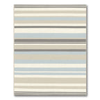 Neutral Tones Horizontal Stripe Rug
