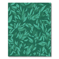Emerald Green Leafy Branch Landscape Rug