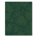 Emerald Green Feather Abstract Art Rug