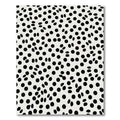 Monochrome Scattered Polka Dot Rug