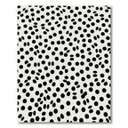Monochrome Scattered Polka Dot Rug