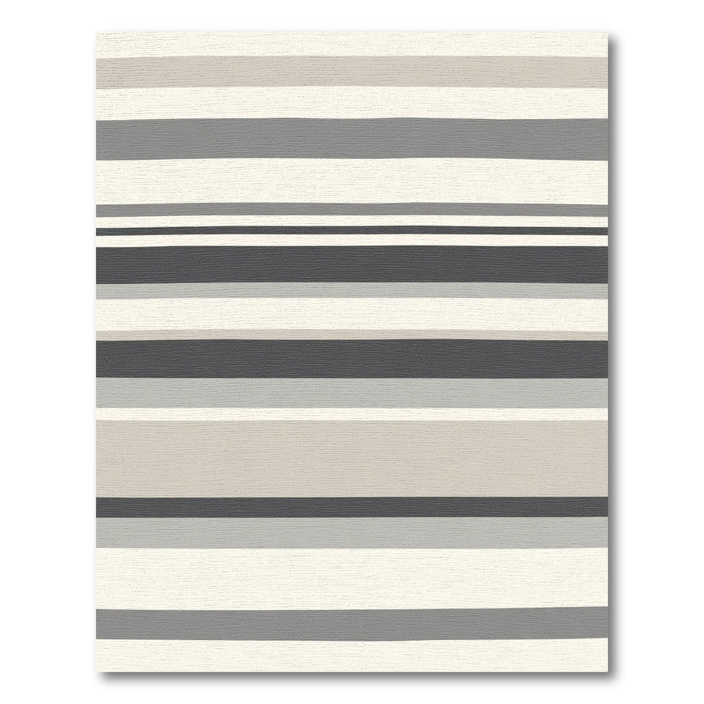 Modern Neutral Tone Striped Rug