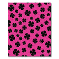Chic Black Clover Field Rug