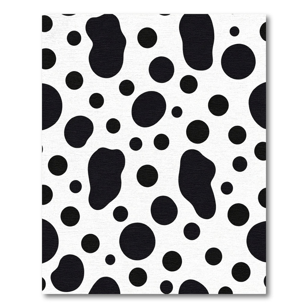 Black And White Dalmation Spots Rug