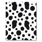 Black And White Dalmation Spots Rug