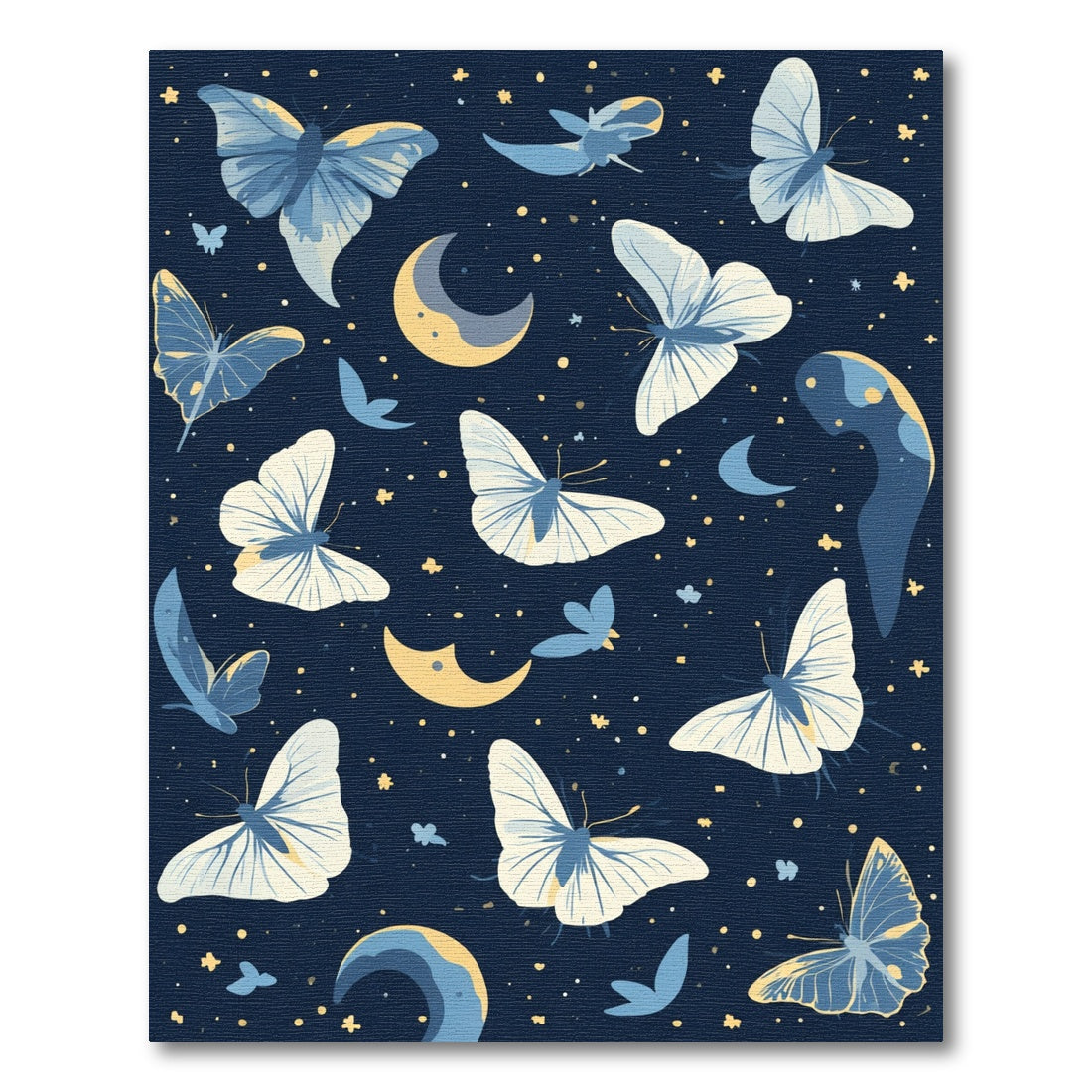 Blue Moon Butterfly Sky Rug