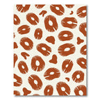 Terracotta Abstract Organic Spot Rug