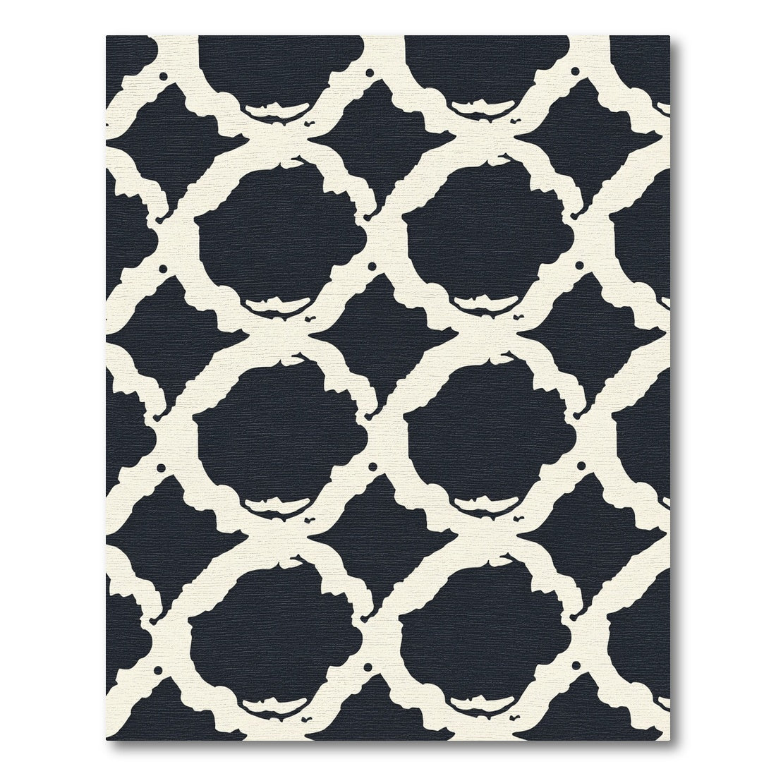 Organic Cream Circle Overlay Rug