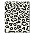Monochromatic Abstract Shape Scatter Rug