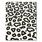 Monochromatic Abstract Shape Scatter Rug