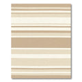 Earthy Beige Horizontal Stripe Rug