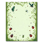 Whimsical Garden Bugs and Butterfly Rug