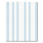 Light Blue Vertical Stripe Rug