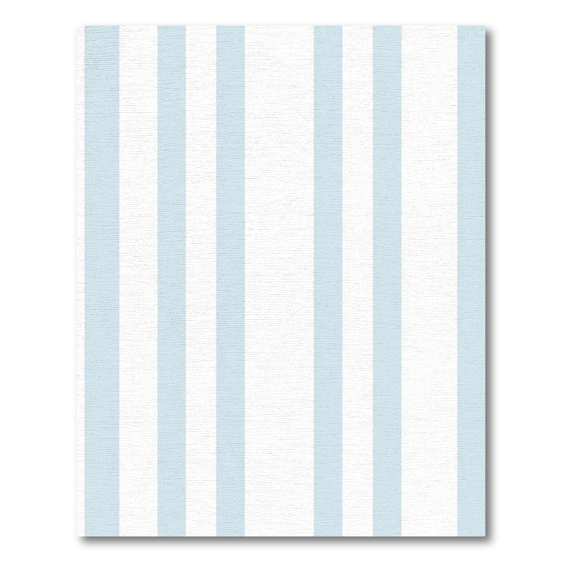 Light Blue Vertical Stripe Rug