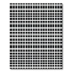 Monochrome Black White Plaid Squares Rug