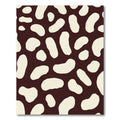 Brown Cream Organic Blotches Rug