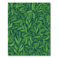 Lush Green Foliage Swirl Rug