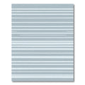 Soft Gray White Stripe Rug