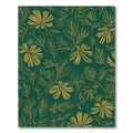 Golden Jungle Leaf Vine Rug