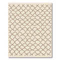 Brown Organic Chain Link Rug