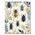 Autumn Beetle Botanical Garland Rug