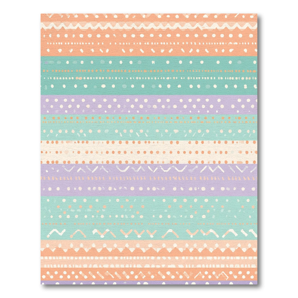 Pastel Boho Stripe Medley Rug