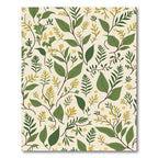 Botanical Branches Yellow Floral Rug