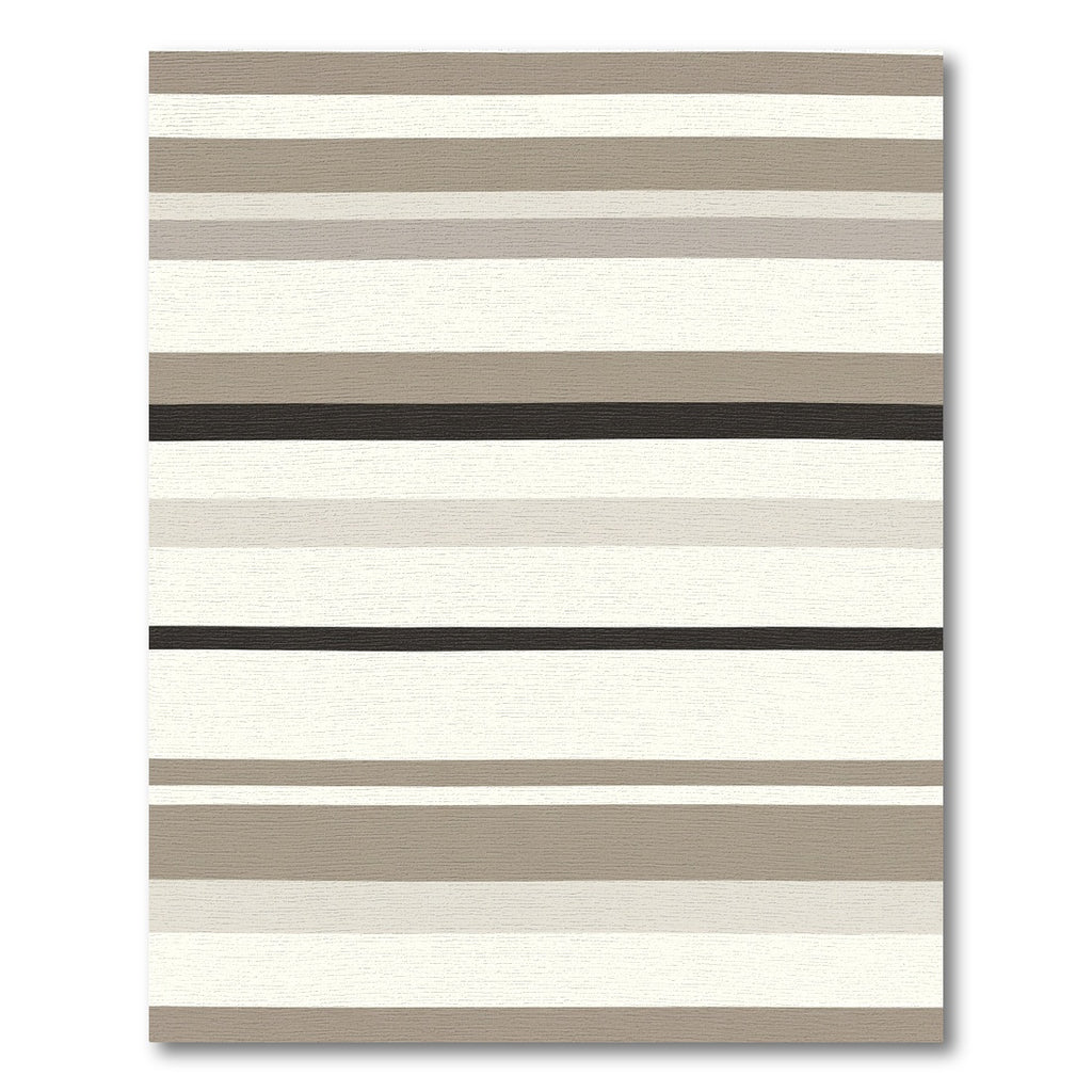 Neutral Tone Horizontal Stripe Rug