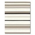 Neutral Tone Horizontal Stripe Rug