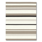 Neutral Tone Horizontal Stripe Rug