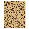 Brown Leopard Spots On Tan Rug