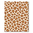 Brown Leopard Spots Repeating Graphic Rug