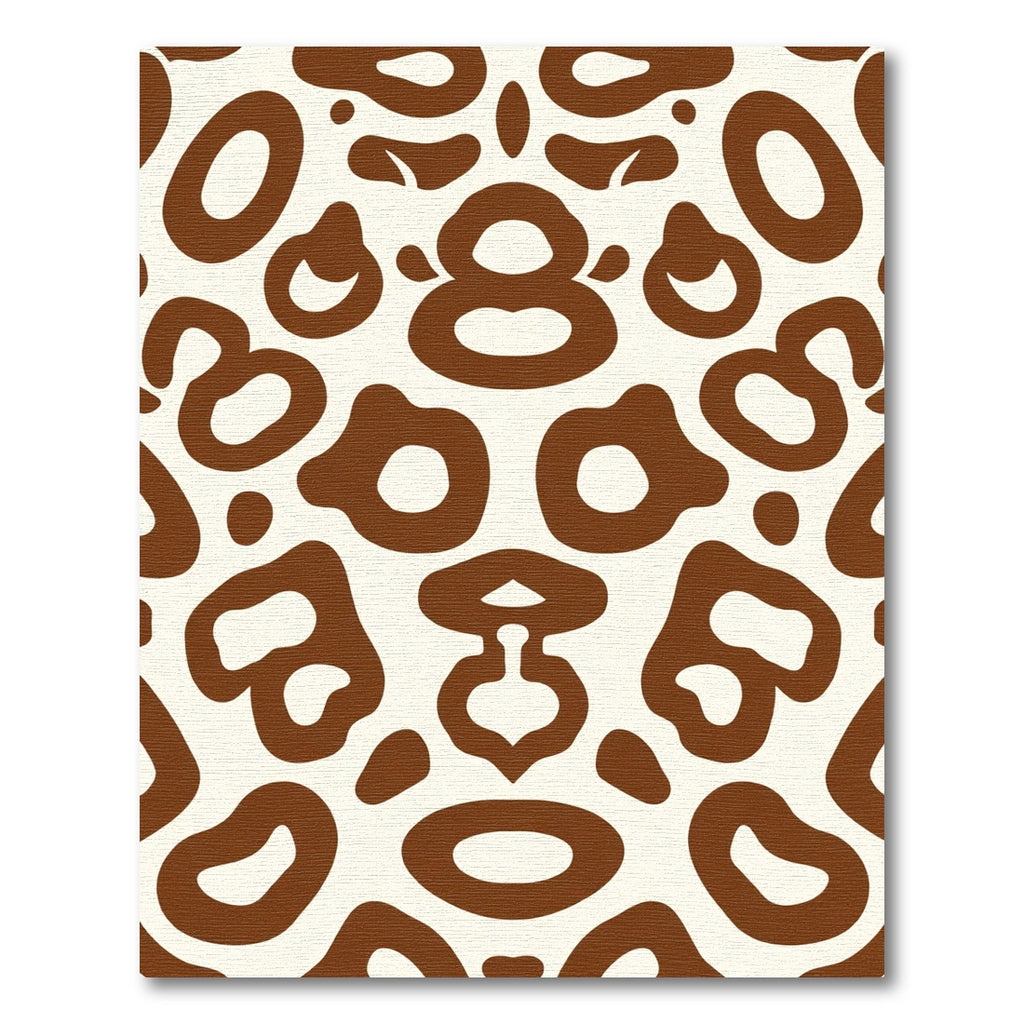 Brown Beige Organic Spot Rug
