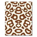 Brown Beige Organic Spot Rug