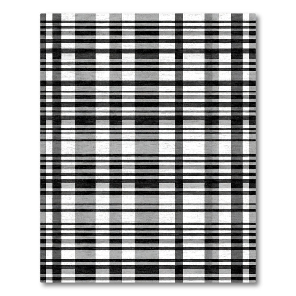 Monochrome Intersecting Line Composition Rug