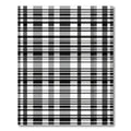 Monochrome Intersecting Line Composition Rug
