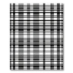 Monochrome Intersecting Line Composition Rug