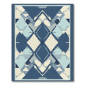Geometric Diamond Mid Century Rug