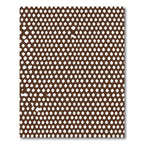 Brown White Dot Cluster Rug