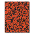 Bold Orange Cheetah Spot Rug