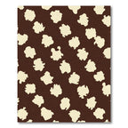 Brown Cream Animal Spot Rug