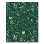 Emerald Garden Butterfly Floral Rug