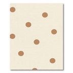 Earth Tones Polka Dot Rug