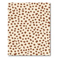 Cream Brown Spotted Texture Rug