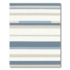 Coastal Striped Horizontal Lines Rug