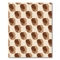Earthy Chocolate Abstract Spot Rug