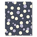 Delicate Gray Cream Orb Scatter Rug
