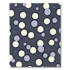 Delicate Gray Cream Orb Scatter Rug