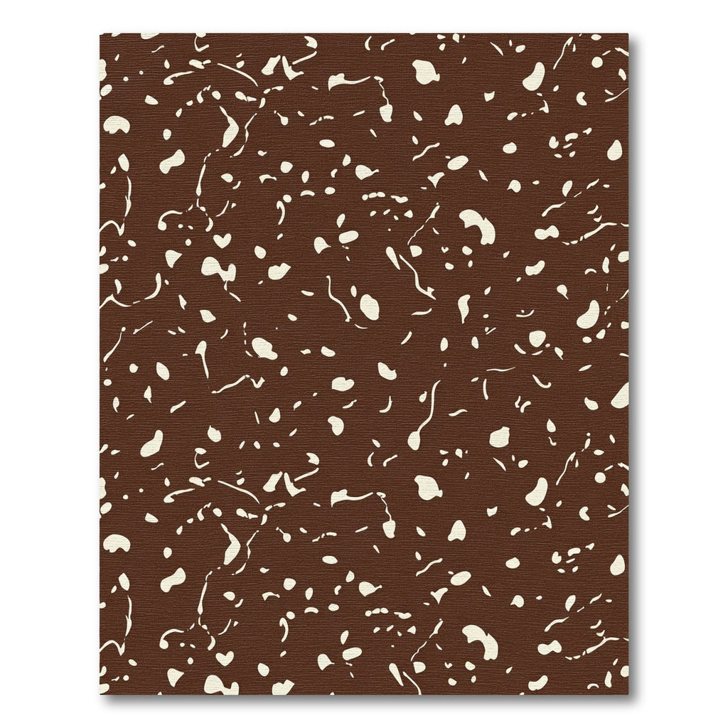 Choco Splatter Organic Texture Rug